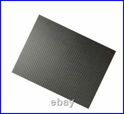 100% Real Carbon Fiber Plate 3K Plain Weave Glossy Panel Sheet 16x20 8x10