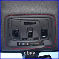 10PCS Carbon Fiber Central control Cover Trim Interior Kit for Chevy Silverado