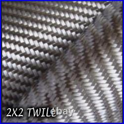 10 Yards Carbon Fiber Fabric Cloth 6k 370gsm 50 2x2 Twill Weave SALE