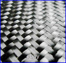 10 Yards Carbon Fiber Fabric Cloth 6k 370gsm 50 2x2 Twill Weave SALE
