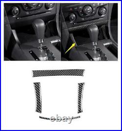 15Pcs Carbon Fiber Interior Full Set Cover Trim For Dodge Charger 2011-2014