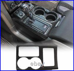 18x Full Set Interior Decor Trim Cover For Ford F150 Raptor 2009-14 Carbon Fiber