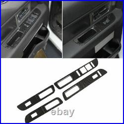 18x Full Set Interior Decor Trim Cover For Ford F150 Raptor 2009-14 Carbon Fiber