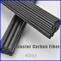 1-10Pcs Carbon Fiber Solid Rod 6 7 8 10mm 12mm 14mm 15mm 16mm 18mm 20mm x L500mm