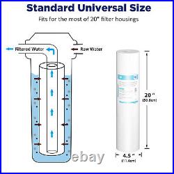 1-12PK 20x4.5 Big Blue Sediment Carbon Block Water Filter Cartridges Purifier