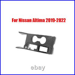 1x Carbon Fiber ABS Central Console Gear Shift Trim For Nissan Altima 2019-2023