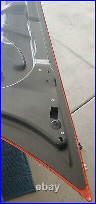 2005-2013 Corvette ZR1 Factory Carbon Fiber Hood Inferno Orange color. Brand new