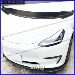 2017 2018 2019 2020 Fits Tesla Model 3 M1 Style Carbon Fiber Front Lip Brand New