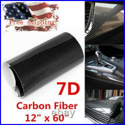 2019 Glossy Carbon Fiber Vinyl Film Car Interior Wrap Stickers Auto Accessories