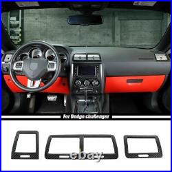 20x Carbon Fiber Inner Set Panel Decor Cover Trim Kit For Dodge Challenger 09-14