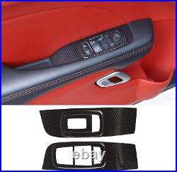 21x Carbon Fiber Interior ABS Set Panel Cover Trim Kit for Dodge Challenger 15+