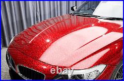 24K Chopped Forged Carbon Fiber Gloss Red Car Vinyl Wrap Sticker Decal Sheet