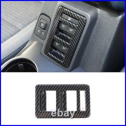 25x Carbon Fiber Interior Full ABS Set Decor Cover Trims Kit For Ford Bronco 21+
