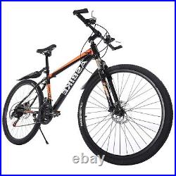 26in Bicycle 21 Speed Carbon Steel Mountain Boys 24 Inch Mountain Bike Christmas