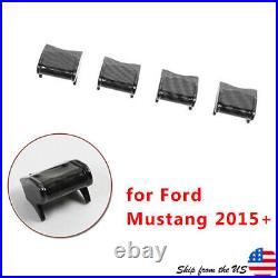28PCS Carbon Fiber Full Set Interior Decoration Trim Kit For 2015+ Ford Mustang