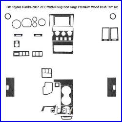 29Pcs Carbon Fiber Interior Full Kit Cover Trim For Toyota Tundra 2007-2013