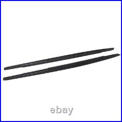 2x Side Skirts Extention Lip Carbon Color For BMW G30 540i 550i F90 M Tech 17-22