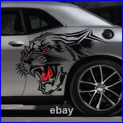 2x Tattoo Cat Fits Challenger HellCat Side Decal Car Truck Hood Vehicle Graphic