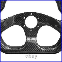 320MM Bolts Racing Steering Wheel Cover Carbon Fiber 6 Holes Universal Jet Plane