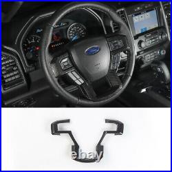 34pc Carbon Fiber full Interior Accessories Cover Trim For Ford F150 2015-2019