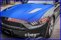 3D Carbon Fiber Sky Blue Matte Textured Car Vinyl Wrap Sticker Decal Sheet DIY