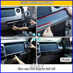 3x Left & Right Console Dashboard Panel Trim Cover for Ford Raptor F150 2009-14