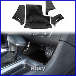48x Carbon Fiber Interior Full Set Panel Cover Trim Kit for Dodge Charger 2015+