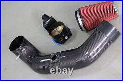 4.5 Carbon Fiber Air Intake & Big Throttle Body For 2009-2015 Cadillac CTS LSA