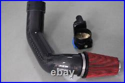 4.5 Carbon Fiber Air Intake & Big Throttle Body For 2009-2015 Cadillac CTS LSA