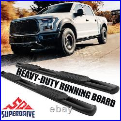 4 Side Step Bars Running Boards Fits 2007-2018 Chevy Silverado Extended Cab