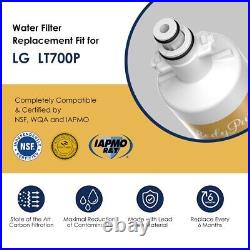 50 Pack Refrigerator Water Filter Fit for LG LT700P 469690 ADQ36006101 HDX-FML-3