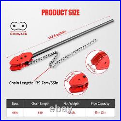 50inch / 64inch Pipe Wrench Ratchet Chain Wrench Handle Chain Brand New