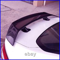 53 INCH Car Tail-free Trunk Universal Spoiler Wing Carbon Fiber Look with Adhesive