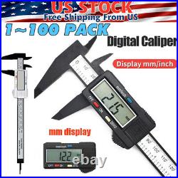 6 150mm Digital Caliper Micrometer LCD Gauge Vernier Electronic Measuring Ruler