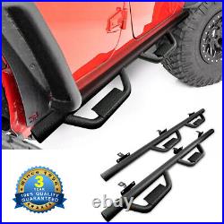 6 Carbon Steel Armor Side Bars for 2005-2022 Toyota Tacoma Access/Extended Cab