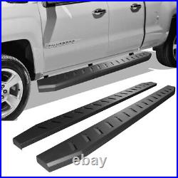 6 Nerf Bars Side Steps For 1999-2018 Chevy Silverdao1500 2500HD Extended Cab