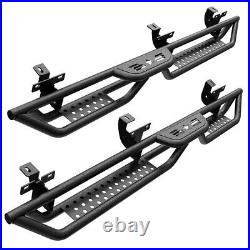 6 Running Boards for 2007-2018 Jeep Wrangler JK 4 Door Side Steps Nerf Bars