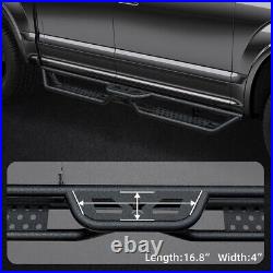 6 Running Boards for 2007-2018 Jeep Wrangler JK 4 Door Side Steps Nerf Bars