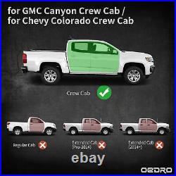 6 Running Boards for 2015-2024 Chevy Colorado Canyon Crew Cab Bolt-on Side Step