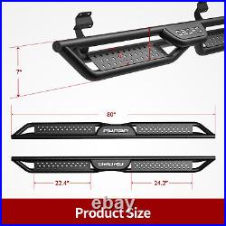6 Running Boards for 2015-2024 Ford F-150 Super Crew Cab Side Steps Nerf Bars