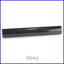 7D Carbon Fiber Low Tack Black High Gloss Car Vinyl Wrap Sticker Decal Sheet