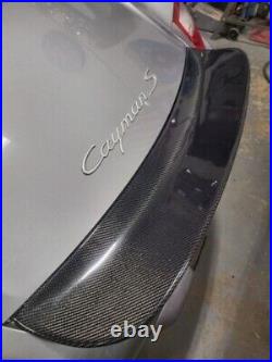 987.1/987.2 Cayman/boxster replacement ducktail carbon fiber