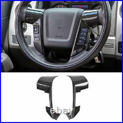 9pc Interior Trim Cover Decor Bezels For Ford F150 Raptor 2009-2014 Carbon Fiber