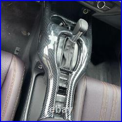 ABS Carbon Fiber Gear Shift Panel Cover Trim Accessory For Honda HR-V 2023-2024