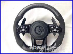 AMG Carbon Fiber Steering Wheel for Mercedes-Benz G63 C63 E63 GT S63 CL G 2003+
