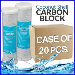 Activated Carbon Block Water Filter Cartridge 10'' 5 Micron CTO Coconut Shell