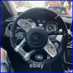 Alcantara AMG Carbon Fiber Steering Wheel for Mercedes-Benz AMG Old to New2003+
