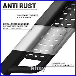 BHK Running Boards for 2005-2023 Toyota Tacoma Double Cab Nerf Bar Down Step BLK