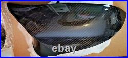 BMW Brand F80 M3 F82 F83 M4 Genuine OEM Carbon Fiber Side Mirror Covers New
