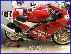 BRAND NEW Original Ducati 851 GIO. CA. MOTO CARBON FIBER RED GAS TANK 87-89